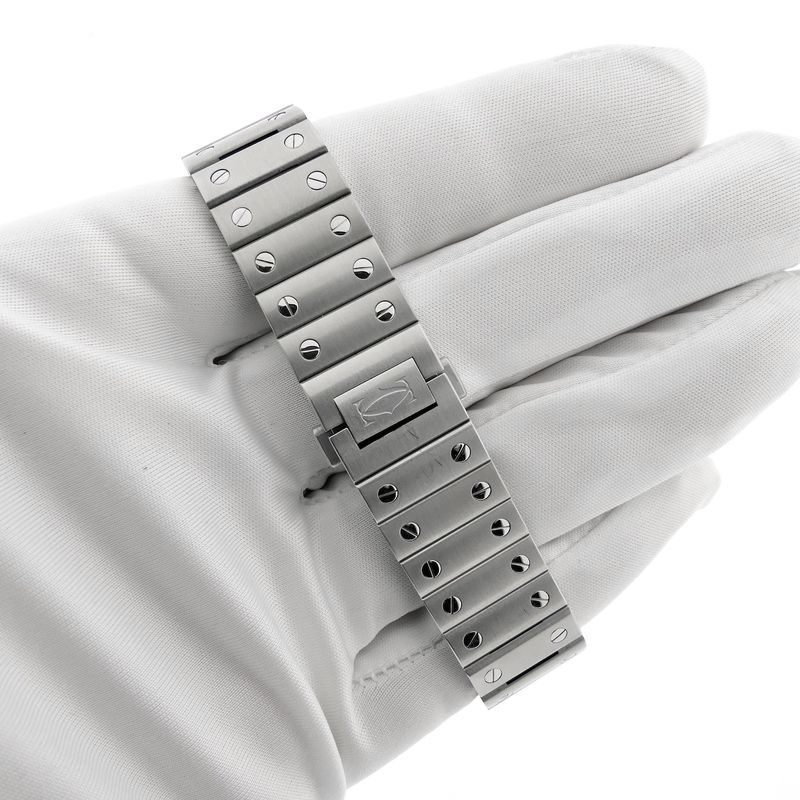 Image 8 of Cartier Santos 'Medium' 4075 WSSA0029; Automatic unisex watch