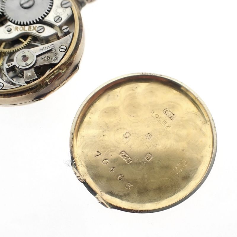 Image 8 of Rolex Art Deco; Antique gold ladies' watch