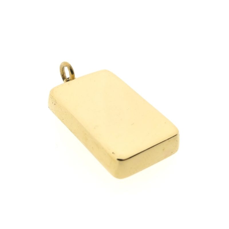 Image 1 of Gold pendant made of a gold bar