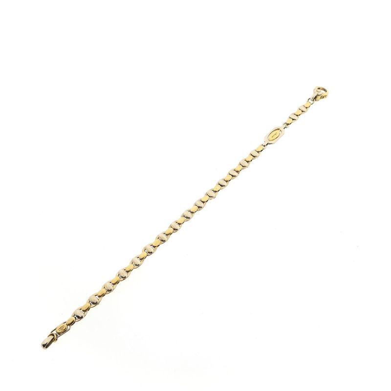 Image 7 of Bicolor Gold Fantasy Link Bracelet