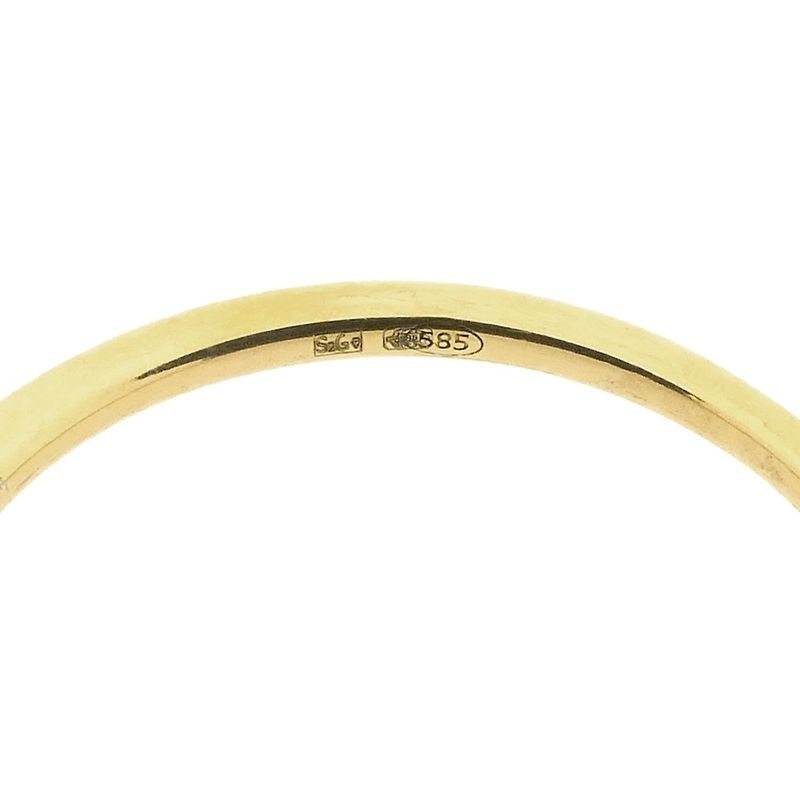 Image 7 of Gold ring/sliding ring with diamond | 0.085 ct.