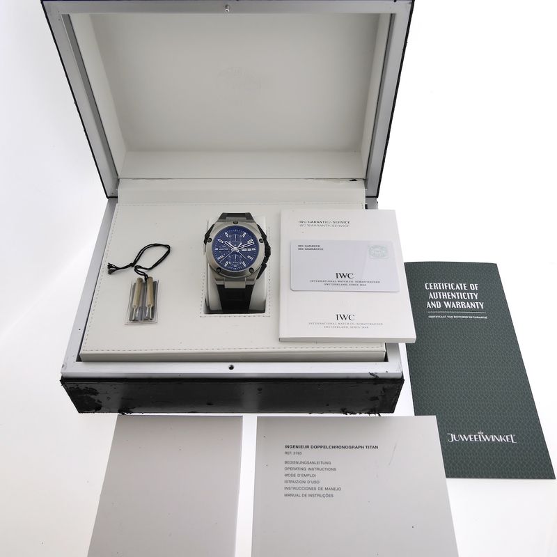 Image 4 of IWC Ingenieur 'Double Chronograph' IW376501; Automatic men's watch