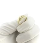 Image 9 of Two-tone gold ring with diamond; 0.075 ct.