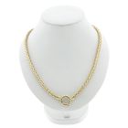 Image 1 of Gold foxtail link necklace