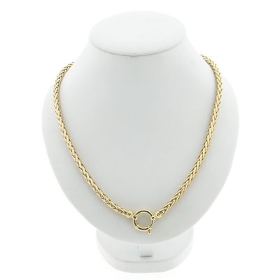 Gold foxtail link necklace Image 1 of Gold foxtail link necklace