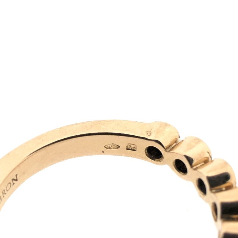 Image 7 of 18K rose gold ring with a mix of sapphires | Source