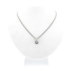 Image 6 of White gold pendant with diamond | 0.07 ct.