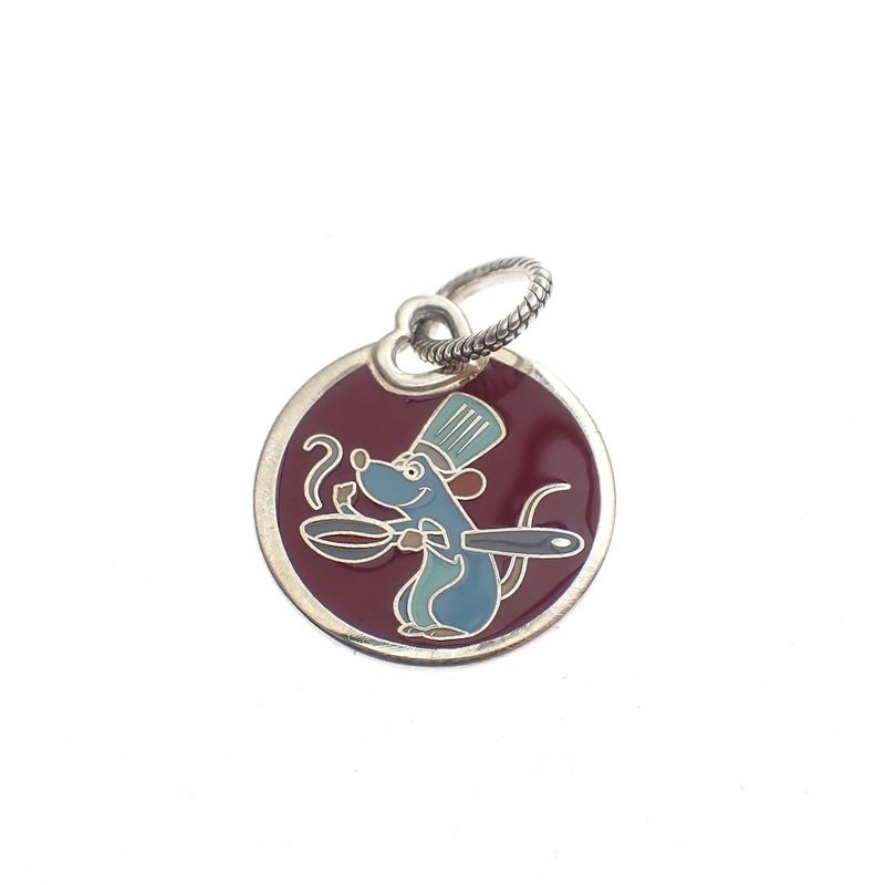 Image 5 of Pandora x Disney charm; Silver; Chef Remy