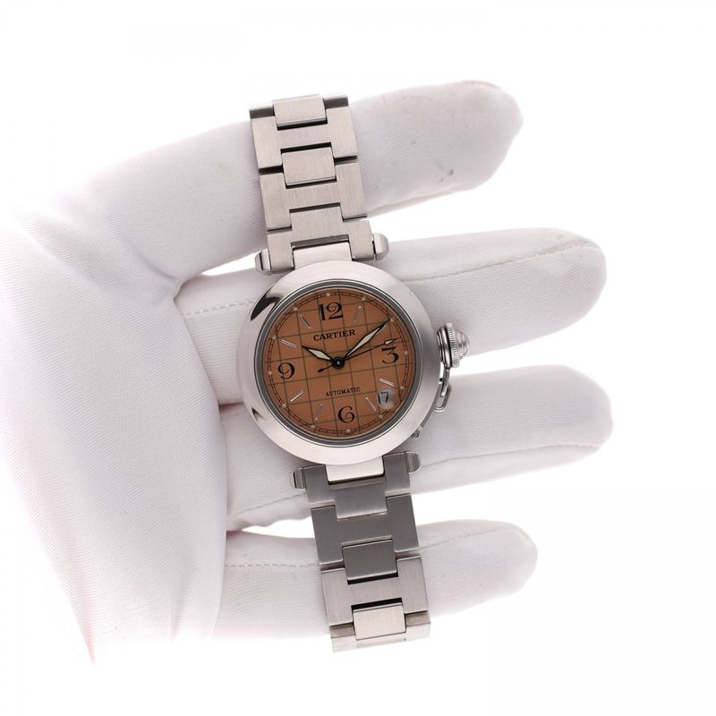 Afbeelding 7 van Cartier Pasha C ‘Salomon’ 2324 W31043M7; Automatisch Horloge