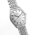 Image 10 of Omega Genève; Vintage horloge met unieke blauwe details