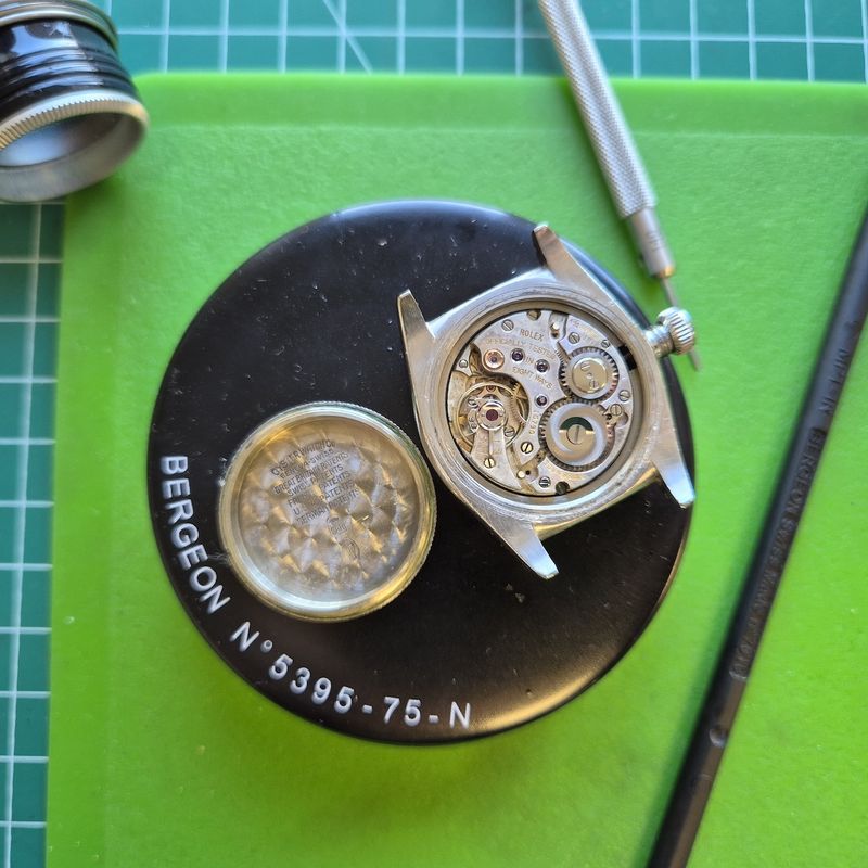 Image 7 of Rolex Oyster Precision 'Flat-Back' Ref. 2765; Vintage Watch