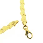 Image 7 of 22 carat bicolor gold fantasy link necklace