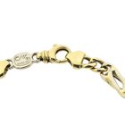 Image 5 of Two-tone gold link bracelet; Manchini