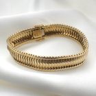Image 2 of Vintage wide gold bracelet