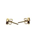 Image 3 of Gold stud earrings with zirconia