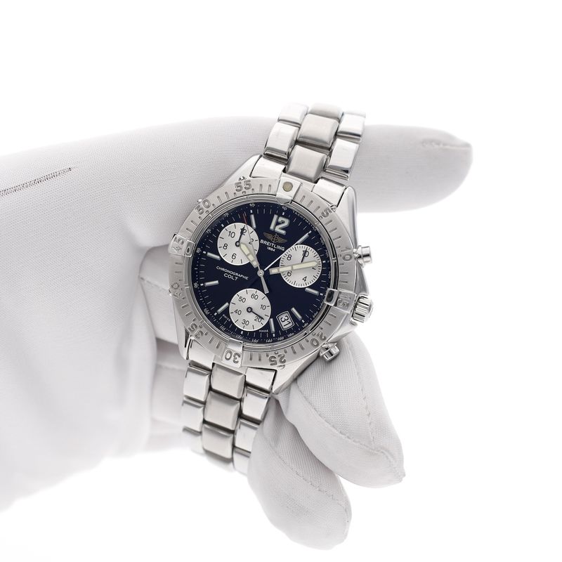 Image 7 of Breitling Colt Chronograph A53035; Chronograph men's watch