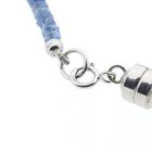Image 5 of Light blue topaz bead bracelet with white gold clasp