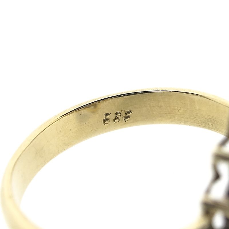 Image 6 of Gold cocktail ring with zirconia