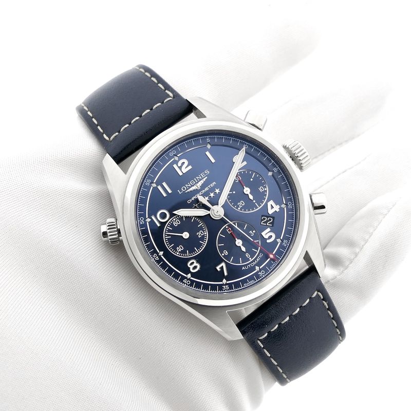 Image 7 of Longines Spirit Chronometer Chronograph L3.820.4; Automatic men's watch