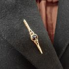 Image 9 of Vintage gold brooch with garnet
