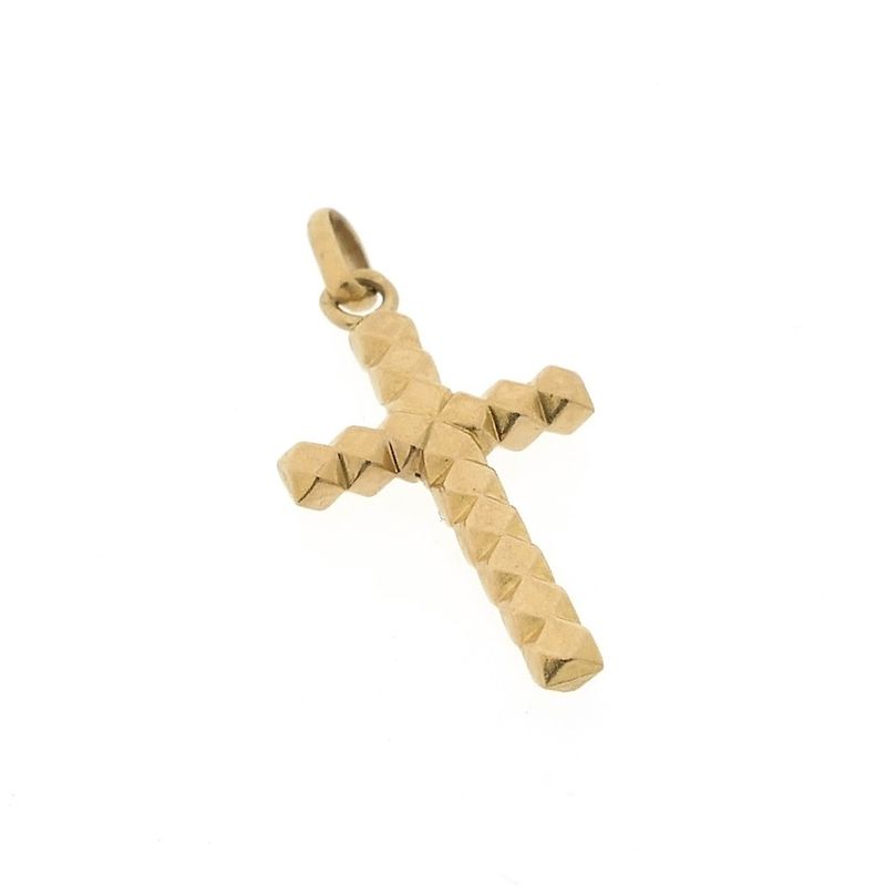 Image 3 of Gold pendant of a cross