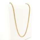 Image 3 of Square Gold Byzantine Link Chain; 14K; 79.5 cm