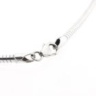 Image 4 of Silver Snake Link Necklace