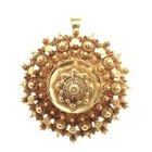 Image 1 of Large gold Zeeland brooch/pendant | Ø 32 mm
