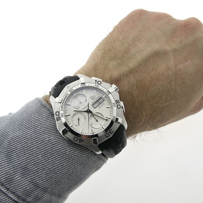 Image 11 of TAG Heuer Aquaracer Automatic CAF2011; Chronograph men's watch