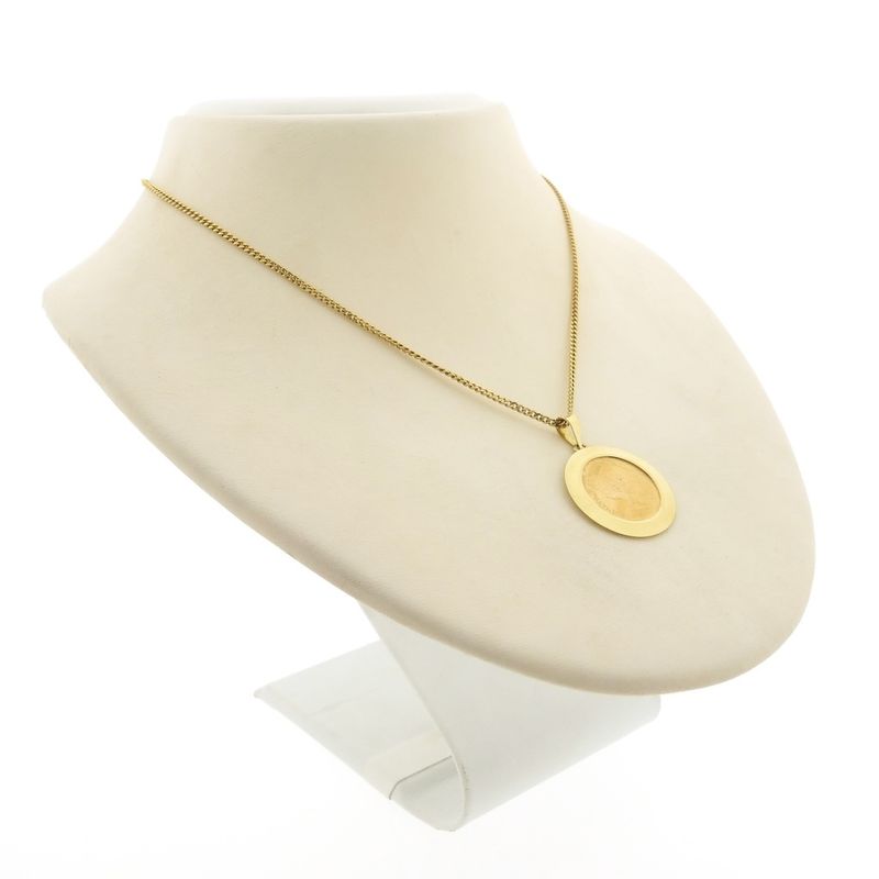 Image 5 of Gold pendant of a gold fiver; Queen Wilhelmina 1912