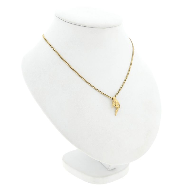 Image 4 of Golden abstract pendant of an elf