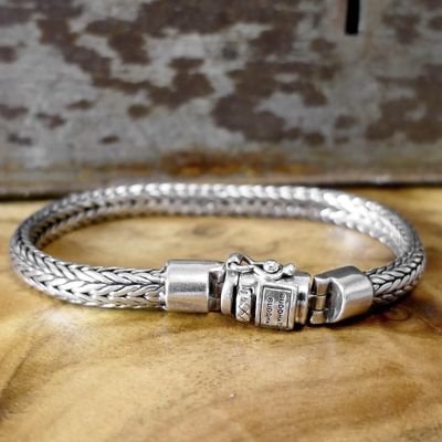 Silver Buddha to Buddha bracelet; Ellen xs | 19 cm Image 2 of Silver Buddha to Buddha bracelet; Ellen xs | 19 cm