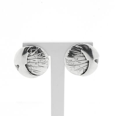 Image 1 of Vintage fantasy clip-on earrings