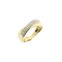 Gold ring with diamond | 0.09 ct.