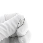 Image 9 of White gold solitaire ring with diamond; 0.025 ct.