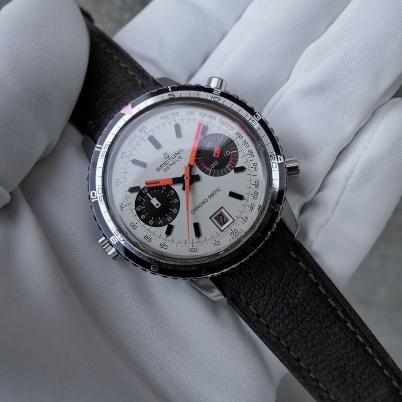 Image 14 of Breitling Chrono-Matic 2110; Automatic vintage chronograph watch