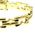 Image 2 of Gold wide fantasy link bracelet | 19.5 cm