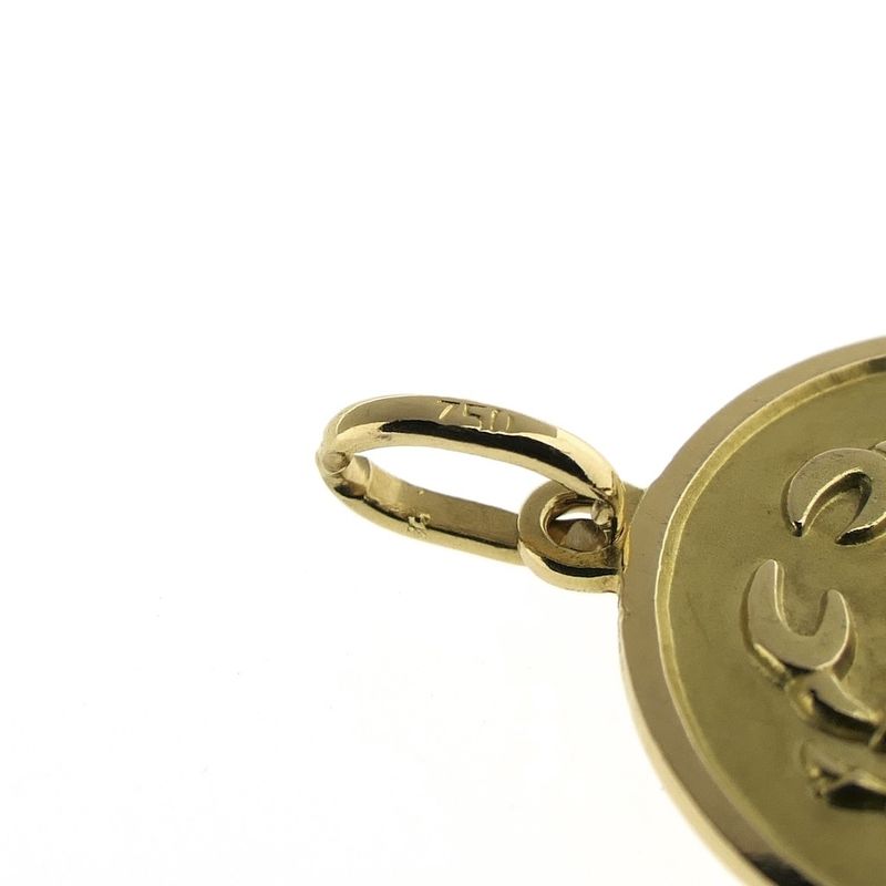 Image 5 of 18K Gold Zodiac Sign Pendant; Cancer