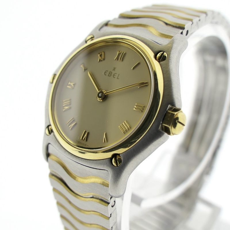 Image 4 of Ebel Wave E1157111; Gold/steel women's watch
