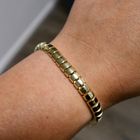 Afbeelding 12 van Gouden fantasieschakel armband
