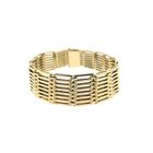 Image 2 of Gold wide link bracelet | 20 cm