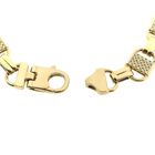 Image 5 of Gold link bracelet with zirconia; 22 cm