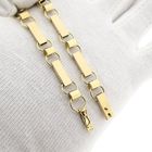 Afbeelding 9 van Gouden robuuste fantasie schakelarmband | 19 cm