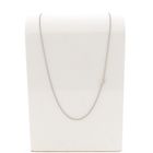 Image 5 of 18-karat white gold jasseron link chain | 60 cm