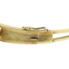 Image 6 of Vintage gold bangle with garnet; Size M