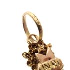 Image 5 of 19th century gold pendant of a cross with corpus INRI; Filigree