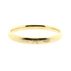 Image 9 of Gold Slave Bracelet with Engravings; Size M