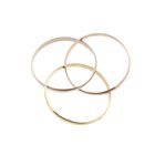 Image 3 of 14 Karat Tricolor Gold Ring; Size 16.5