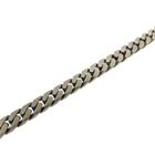 Image 6 of Silver gourmet link bracelet; Men