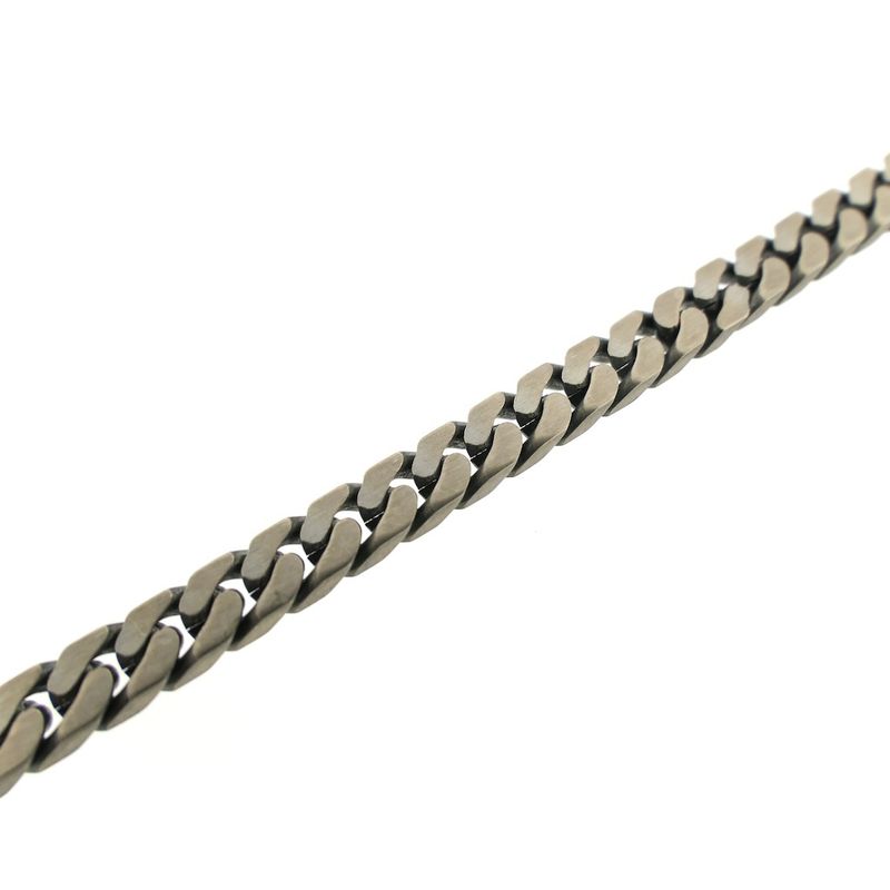 Image 6 of Silver gourmet link bracelet; Men